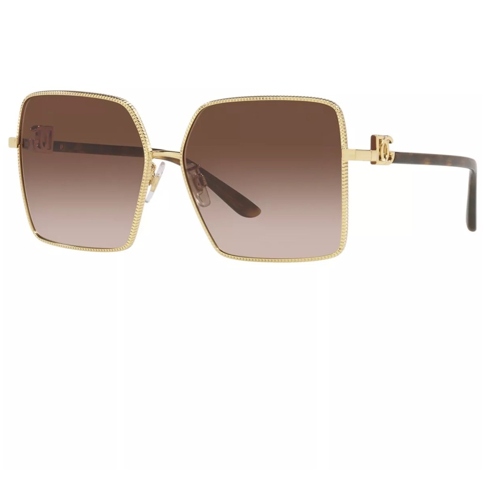 dolce & gabbana oversized gradient sunglasses